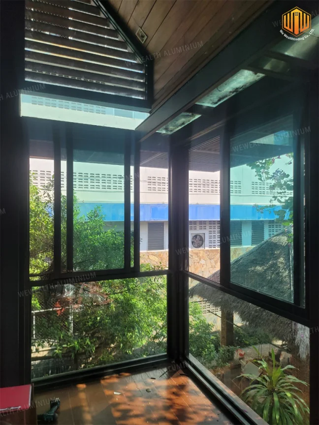 ผลงานหน้าต่างบานเลื่อน อลูมิเนียม สมุทรปราการ